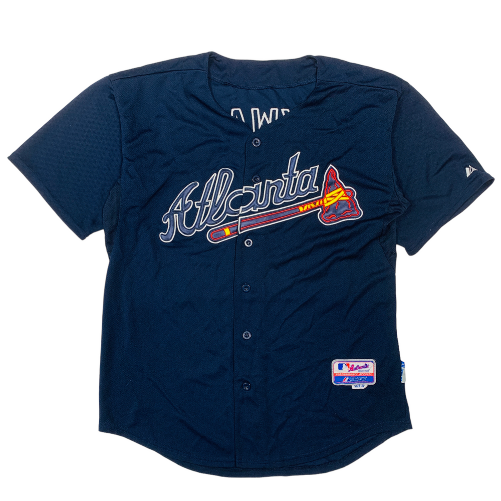 Braves Authentics: Jason Heyward Game-Used Jersey - July 4th, 2014