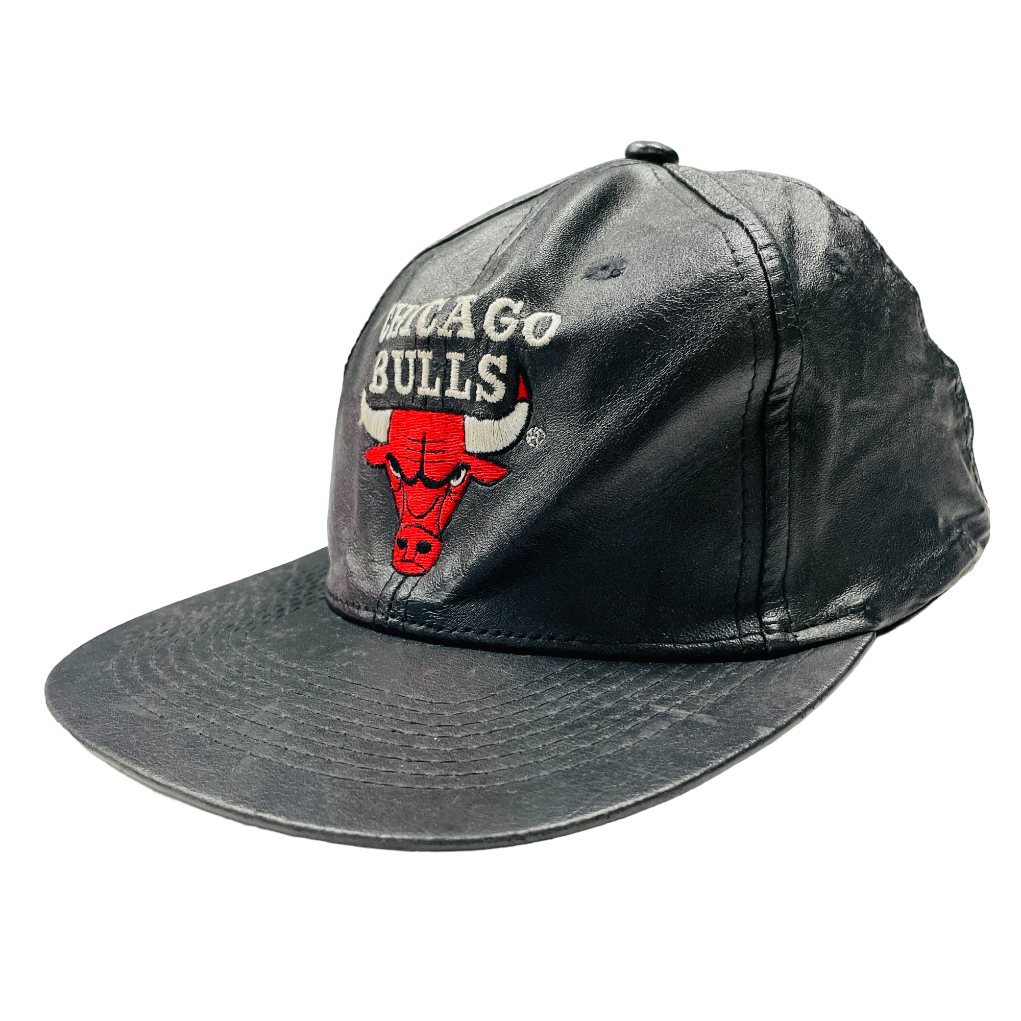 Chicago Bulls Leather Cap