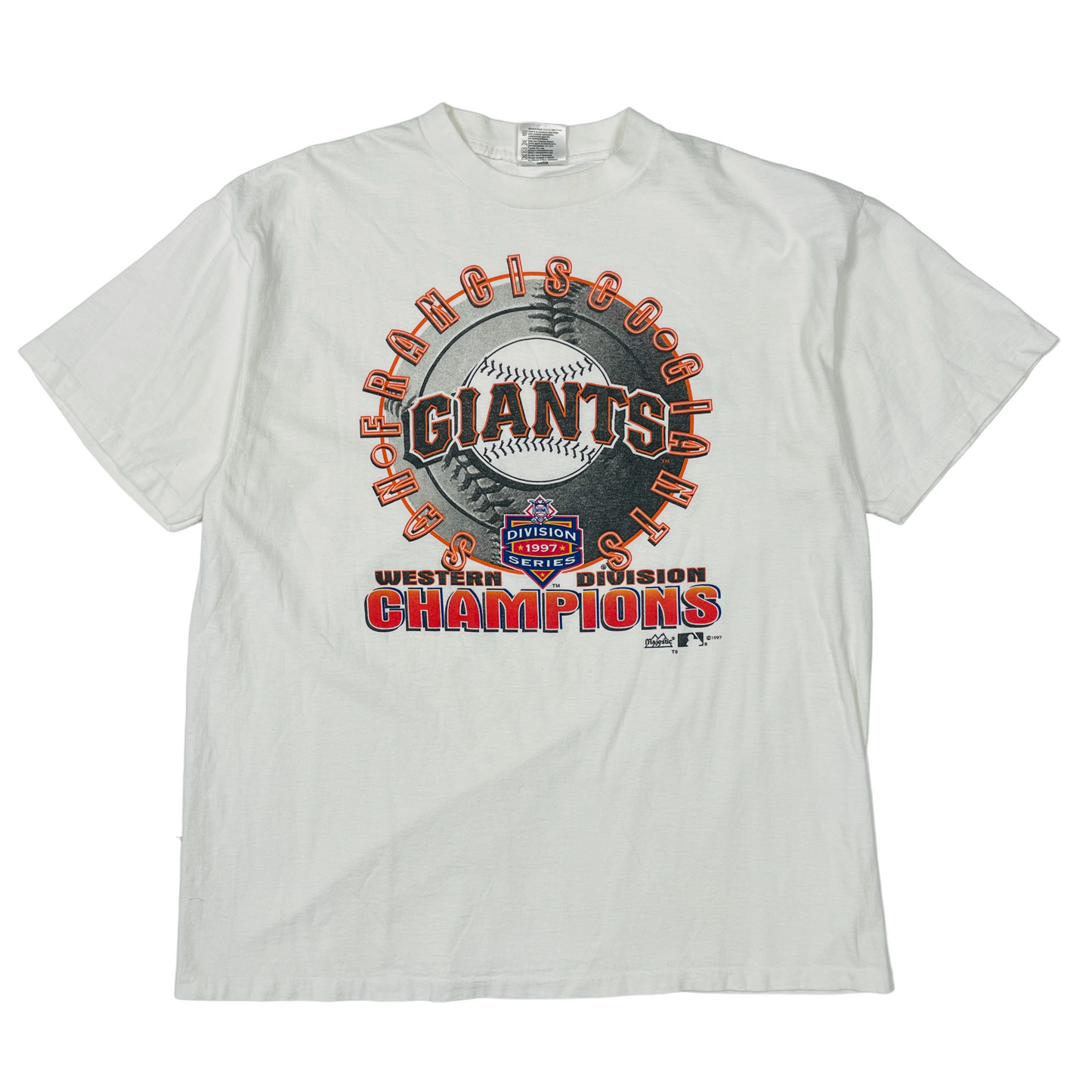 San Francisco Giants 1997 Western Division Champions MLB T-Shirt - XL –  Vintage Standards