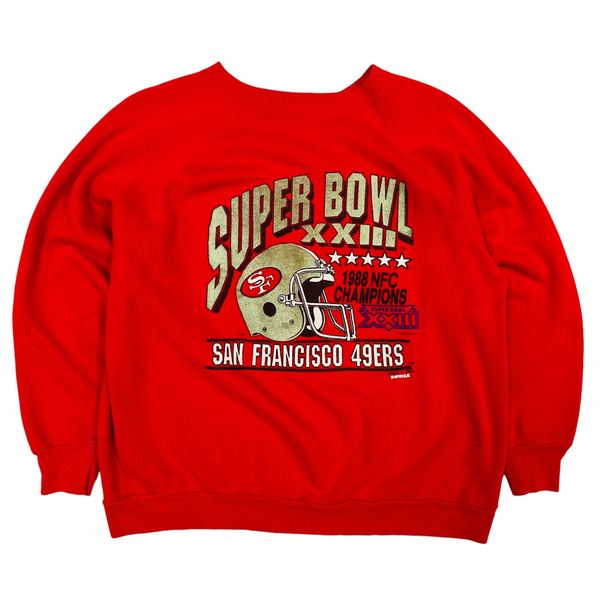 1988 Superbowl XXIII SAN FRANCISCO 49ERS NFL Sweatshirt - Medium