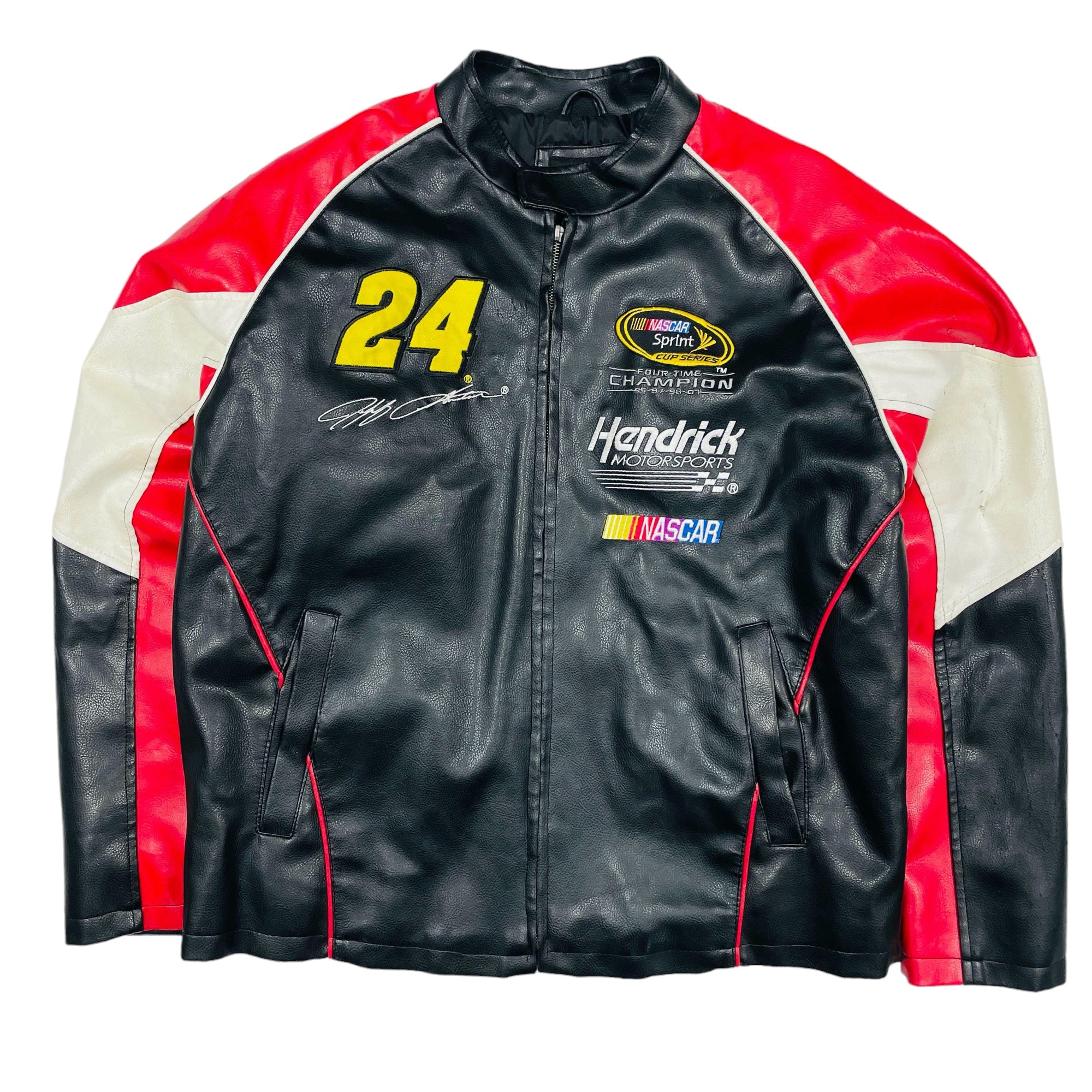 2001 Jeff Gordon Nascar Leather Jacket - Large