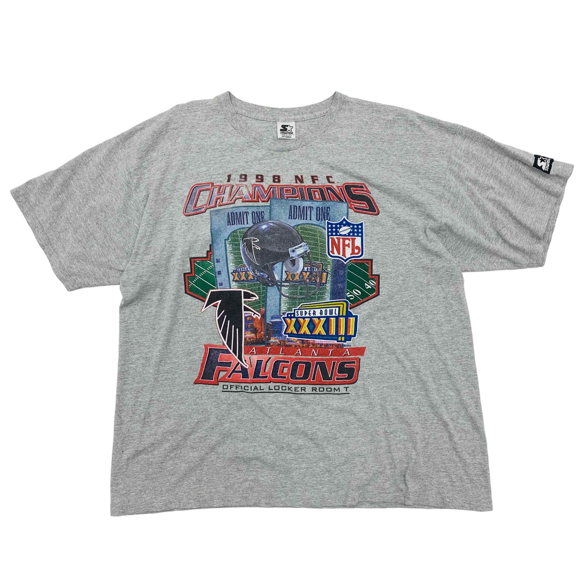 1998 NFC Champions Atlanta Falcons Starter T-Shirt - 2XL
