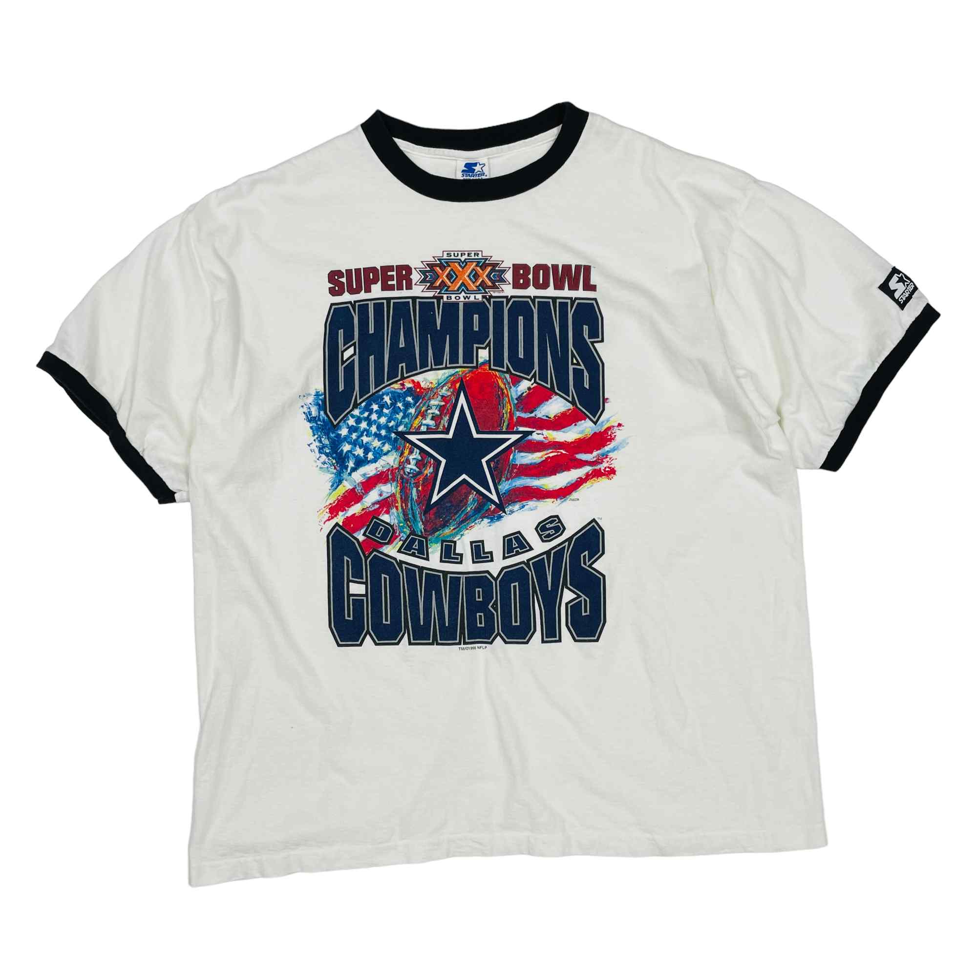 96' Dallas Cowboys Super Bowl XXX Champions T-Shirt - XL