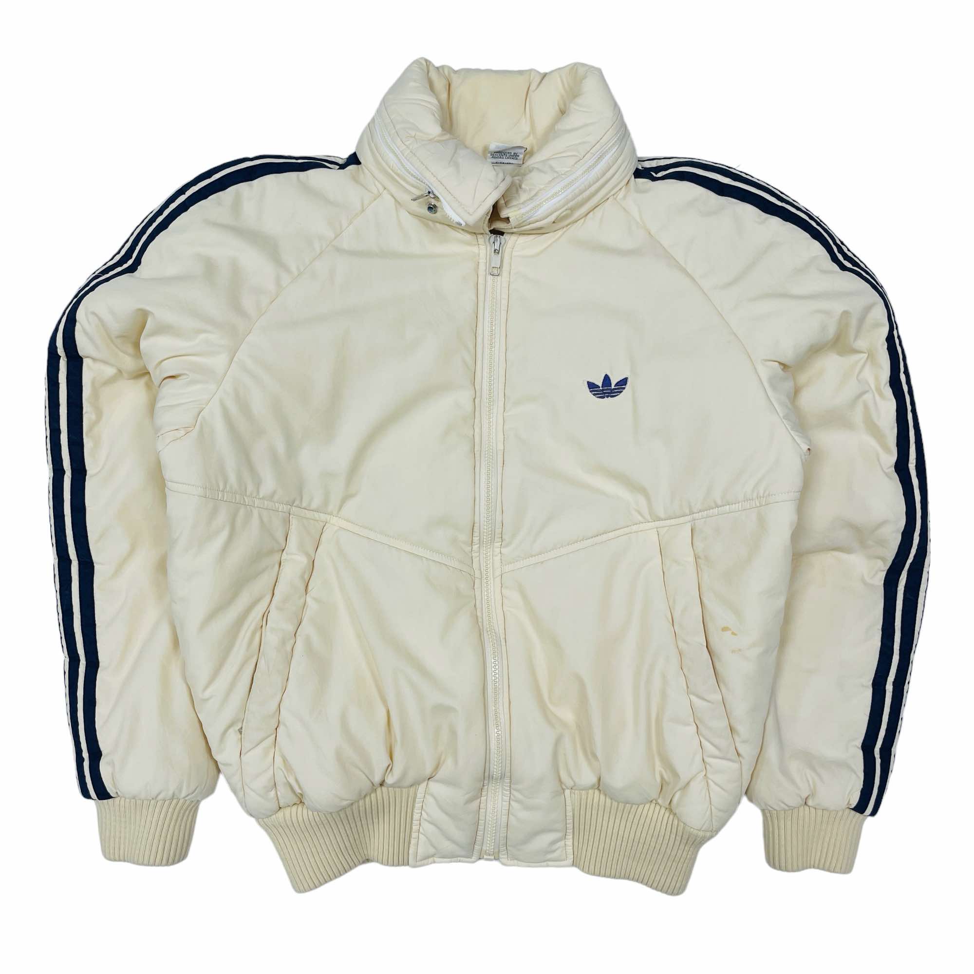 80s Adidas Padded Jacket - Medium