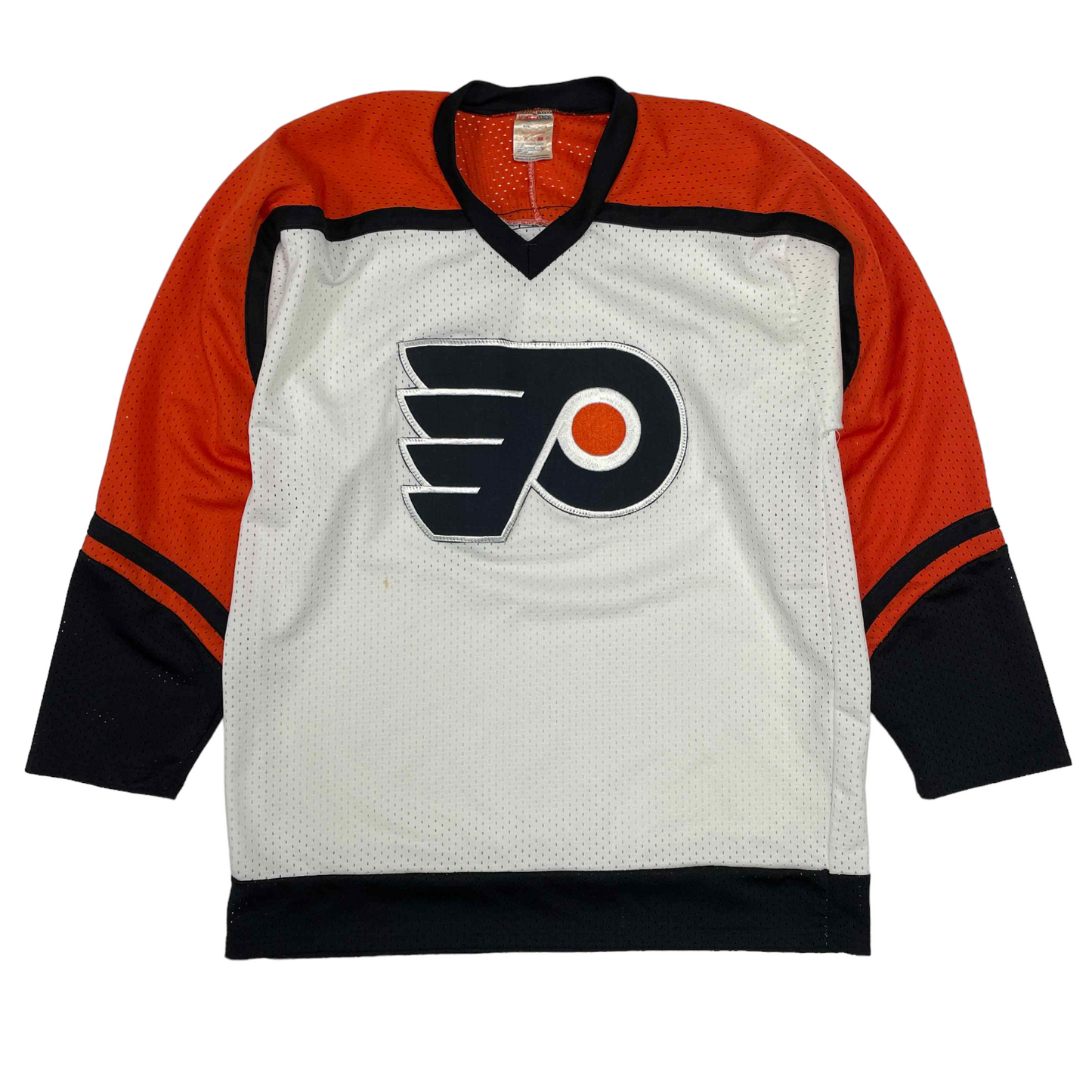 Men’s CCM NHL Philadelphia Flyers Gray Sweater knit Hooded Sweatshirt 2XL