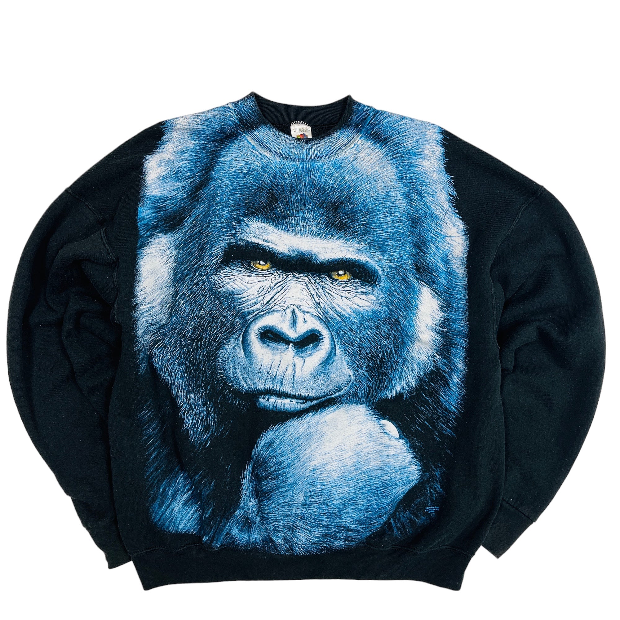 90's Gorilla Graphic Sweatshirt - XL