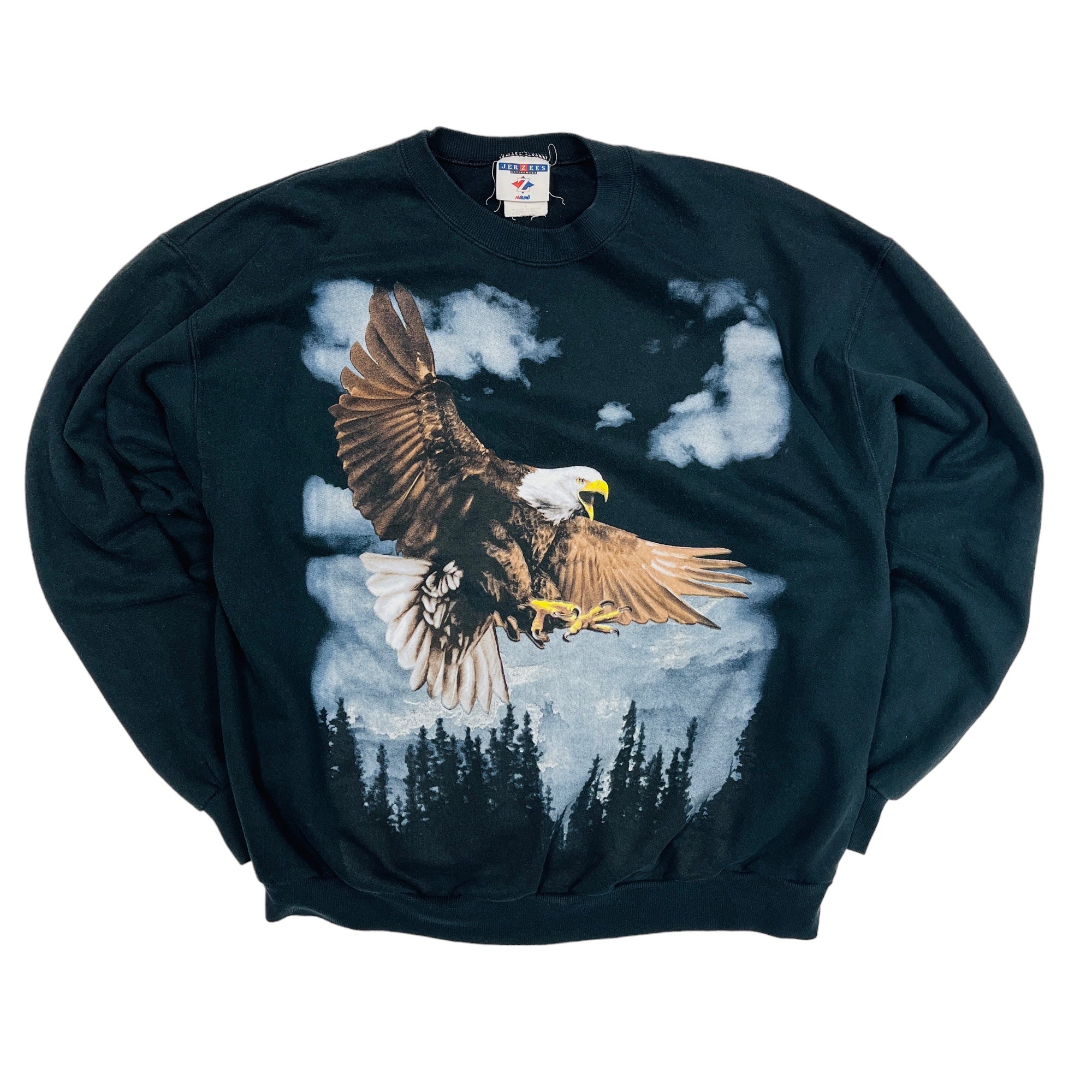 90's Eagle Graphic Sweatshirt - Medium
