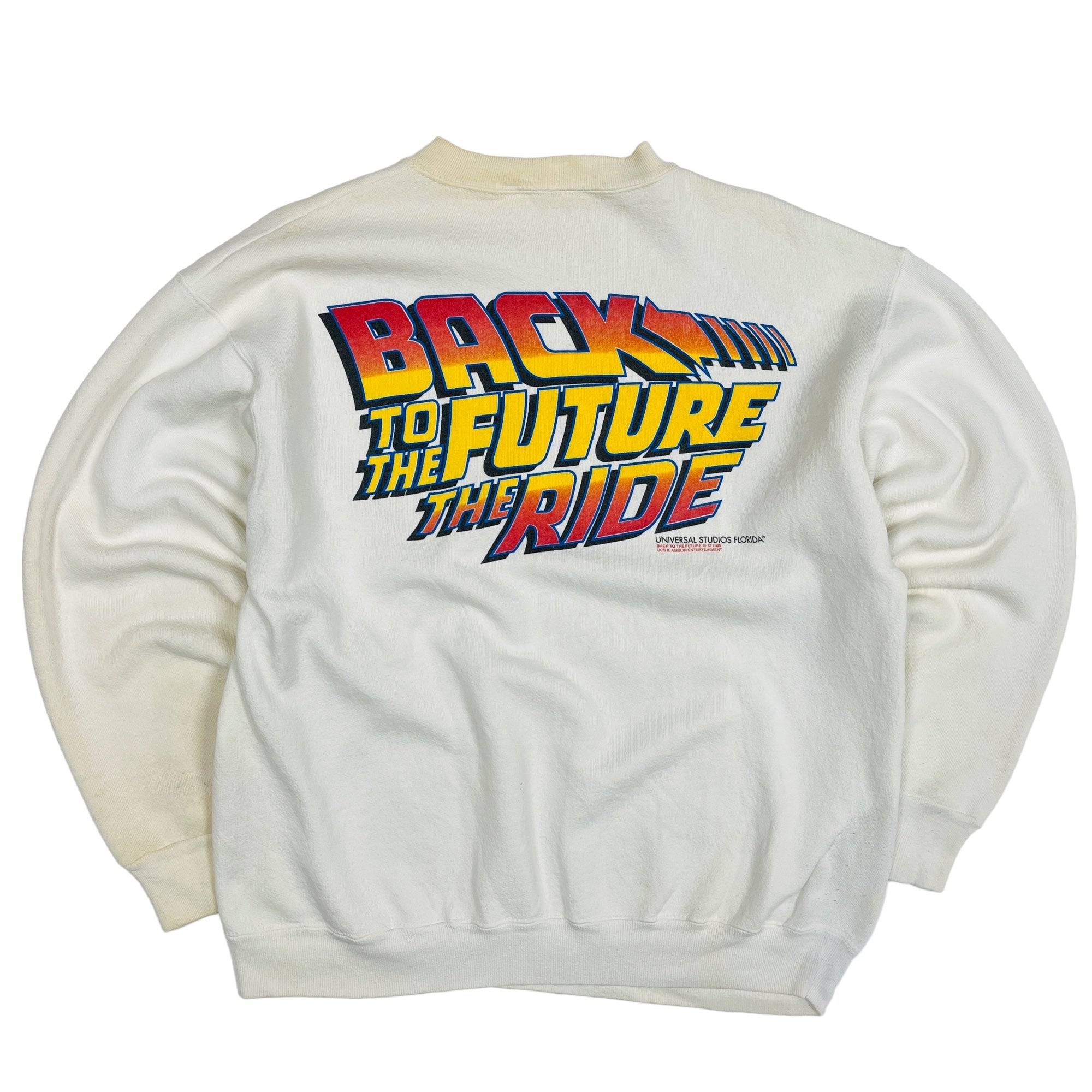 Back To The Future The Rider Universal Studios Graphic Sweatshirt - Large