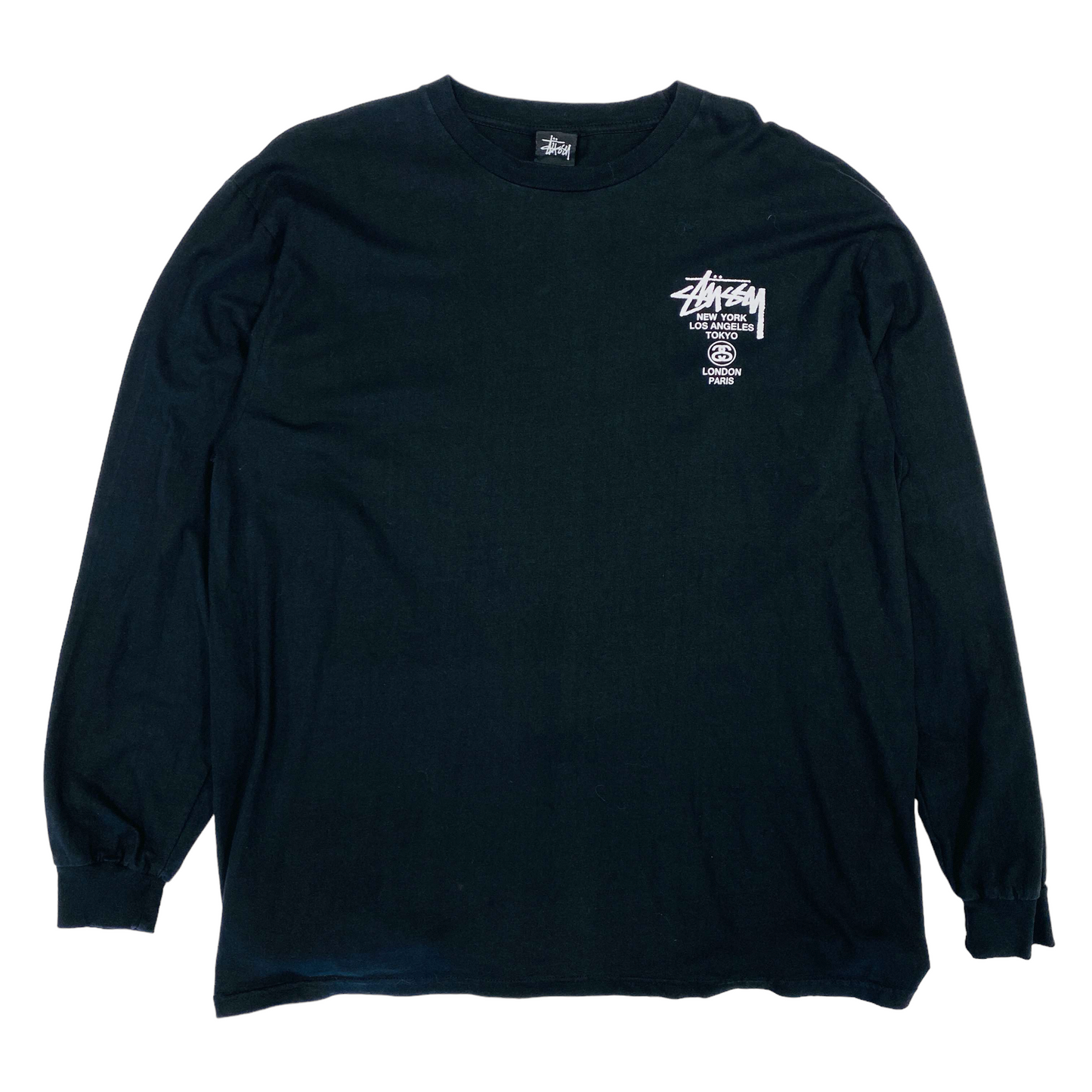 Stussy Back Graphic Long Sleeve T-Shirt - XL – Vintage Standards