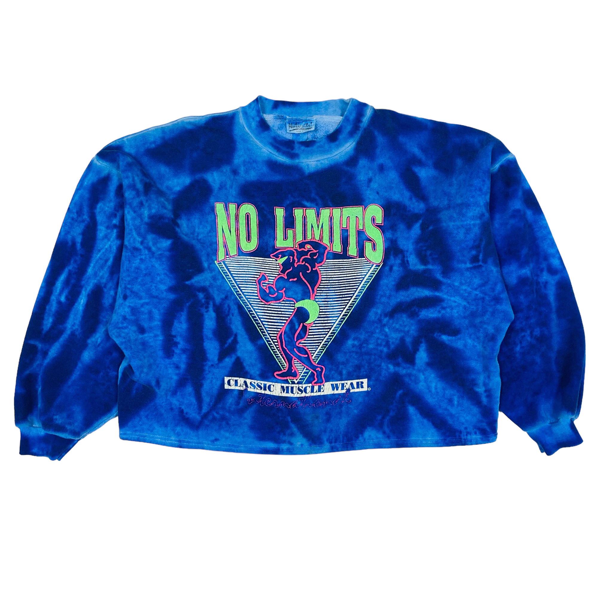 No Limits Classic Muscle Wear Cropped Sweatshirt - 2XL