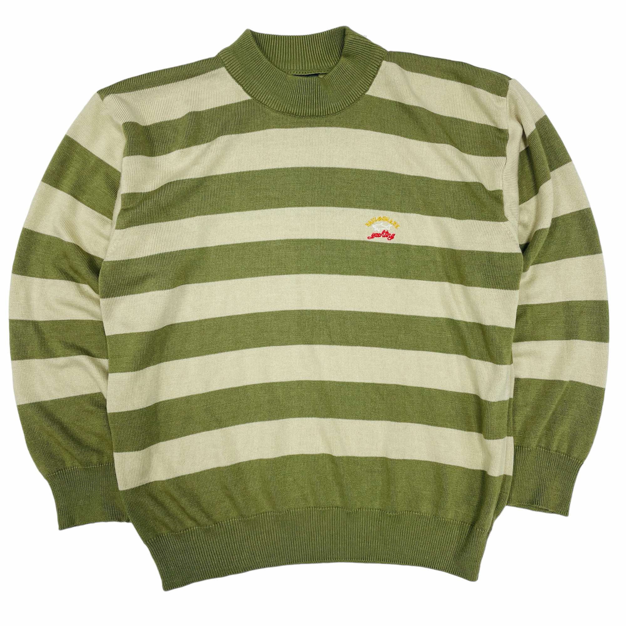 Paul and Shark Striped Knitted Jumper - Large