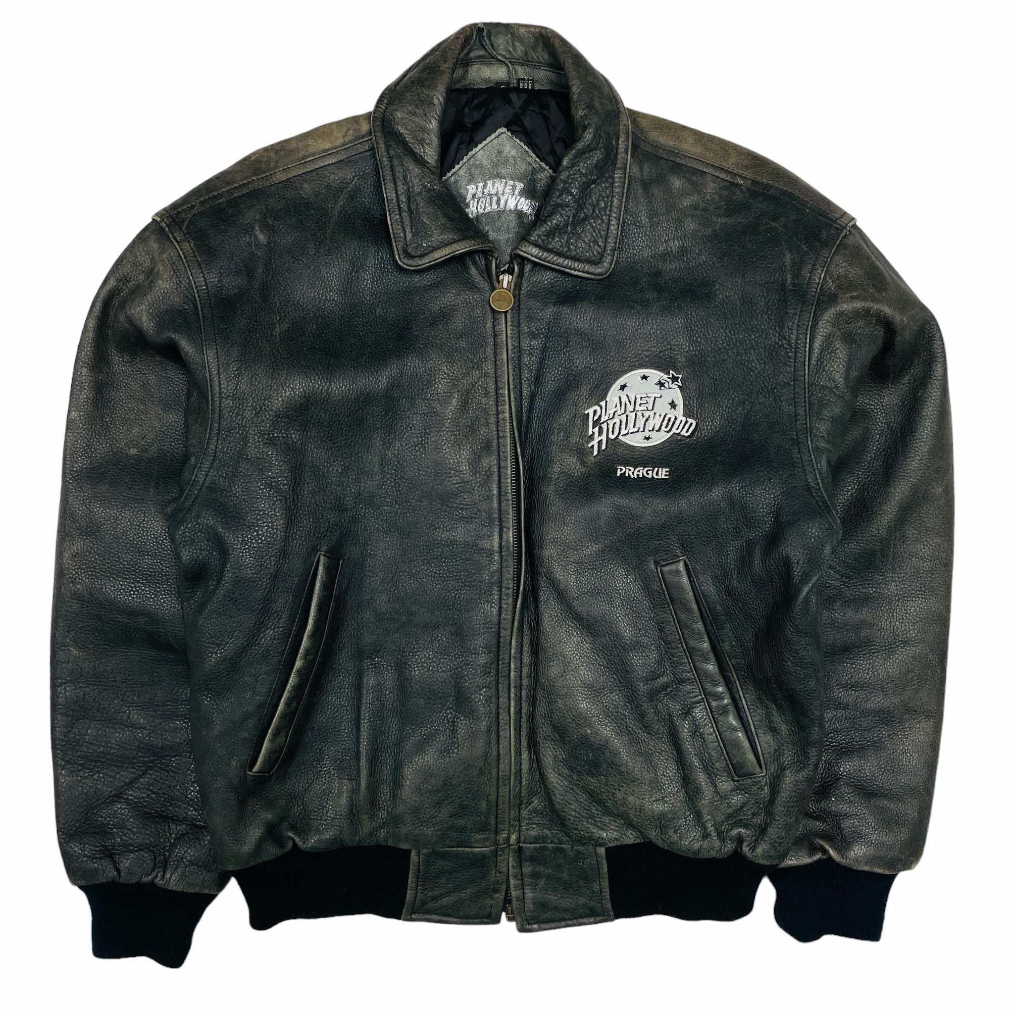 Planet Hollywood Leather Jacket - Medium