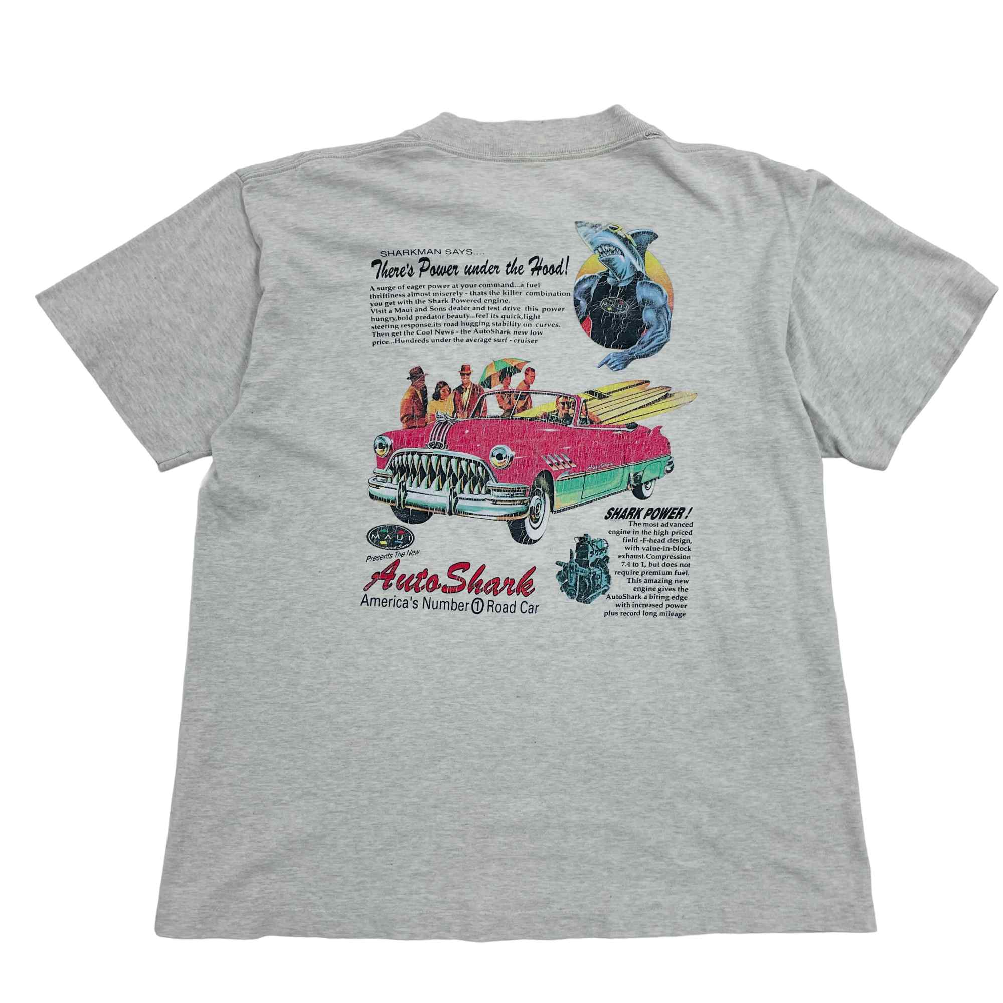 'Auto Shark' Maui & Sons T-Shirt - Large