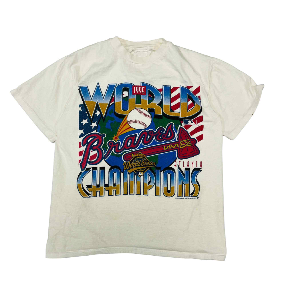 1995 MLB World Champions Atlanta Braves Graphic T-Shirt - Small – Vintage  Standards