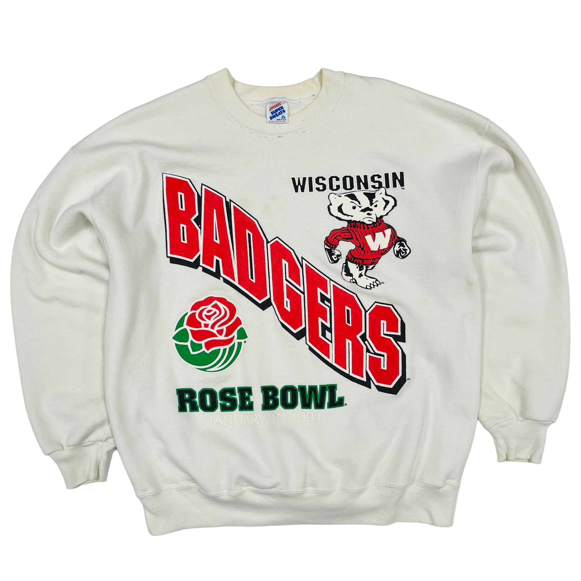1994 Rose Bowl Wisconsin Badgers American Football Sweatshirt - XL