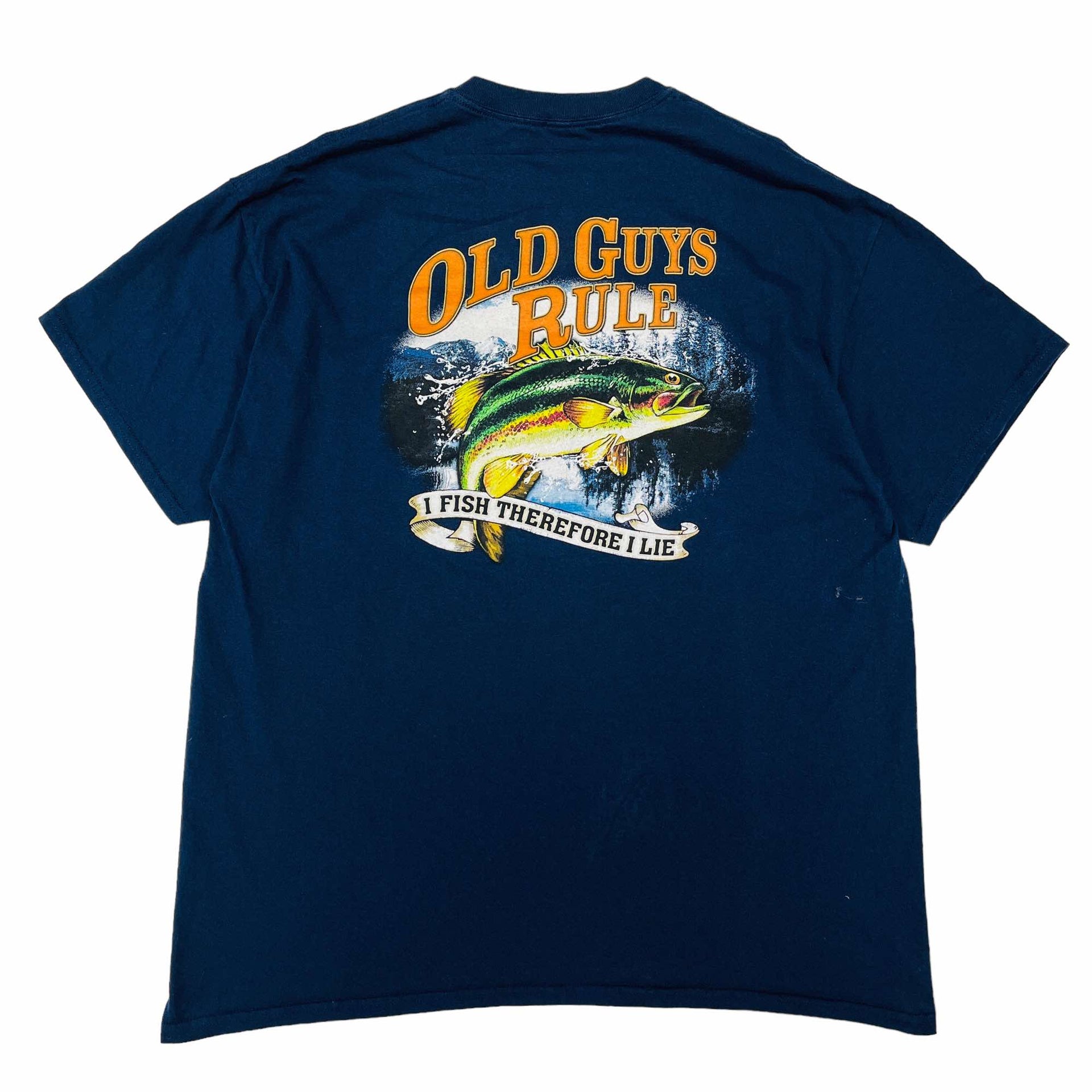 Fishing Graphic T-Shirt - XL