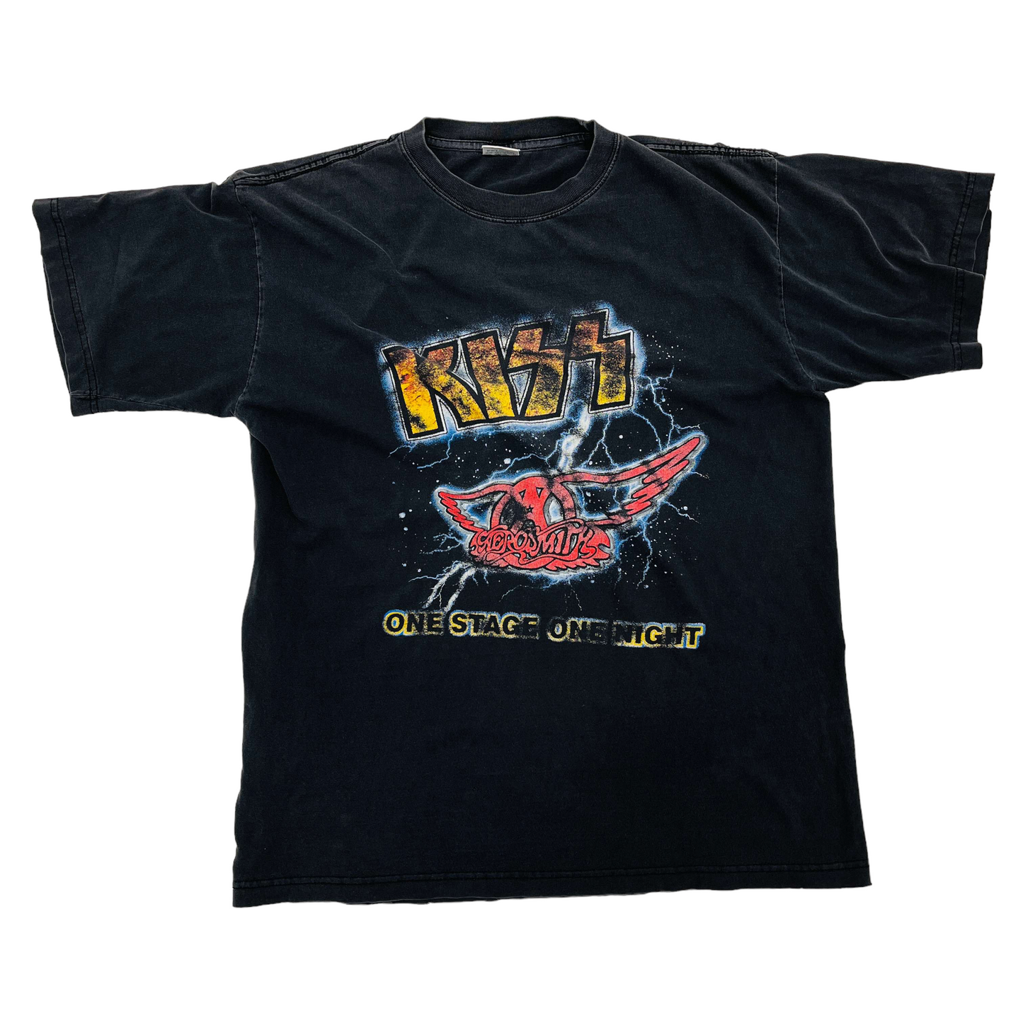 
                  
                    Kiss x Aero Smith One Stage One Night T-Shirt - Medium
                  
                