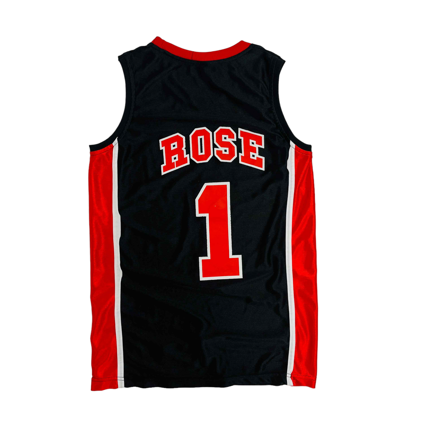Chicago Bulls Shirt Mens 2XL Black Derrick Rose Adidas NBA Basketball  Casual