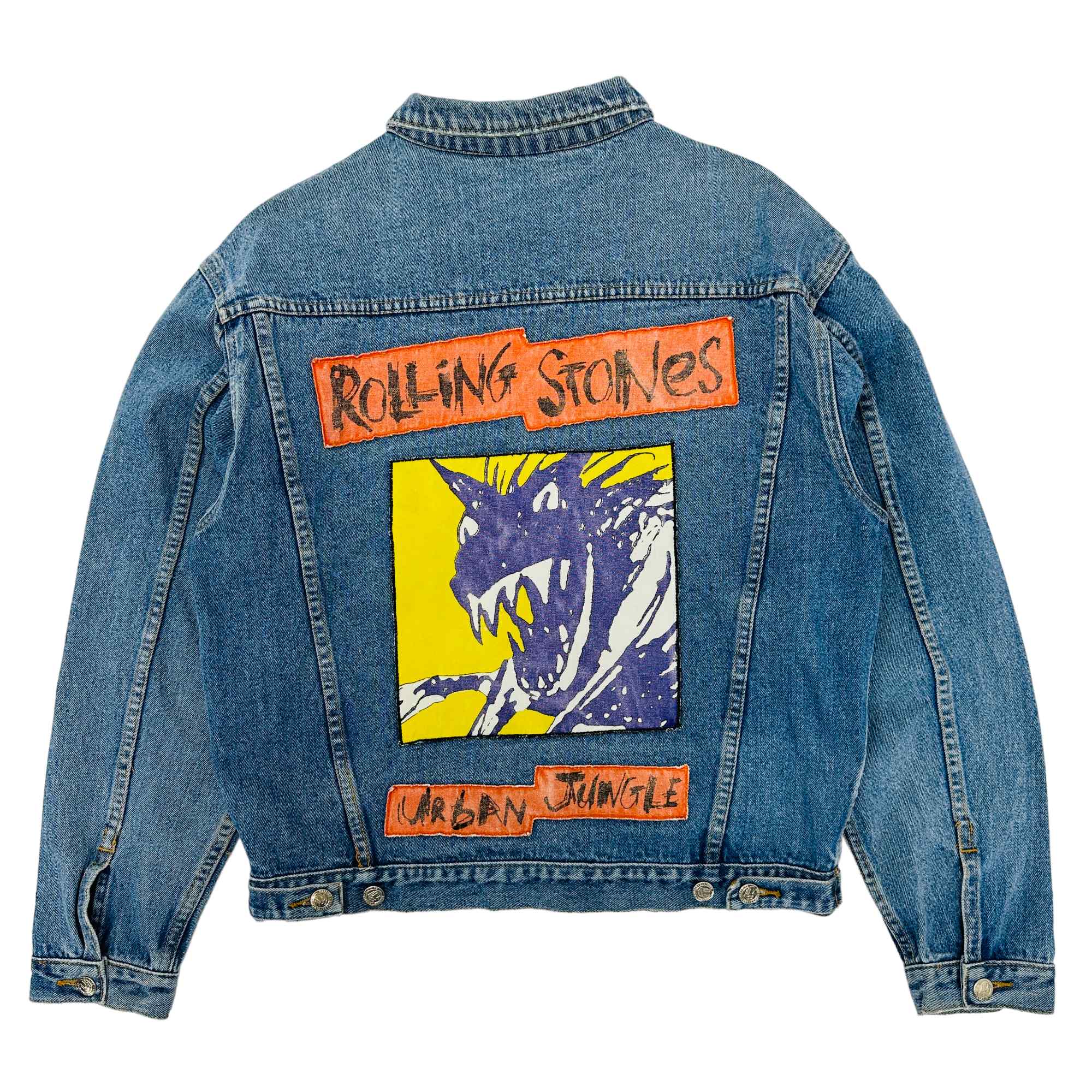 1990 Rolling Stones Urban Jungle Tour Denim Jacket - Medium
